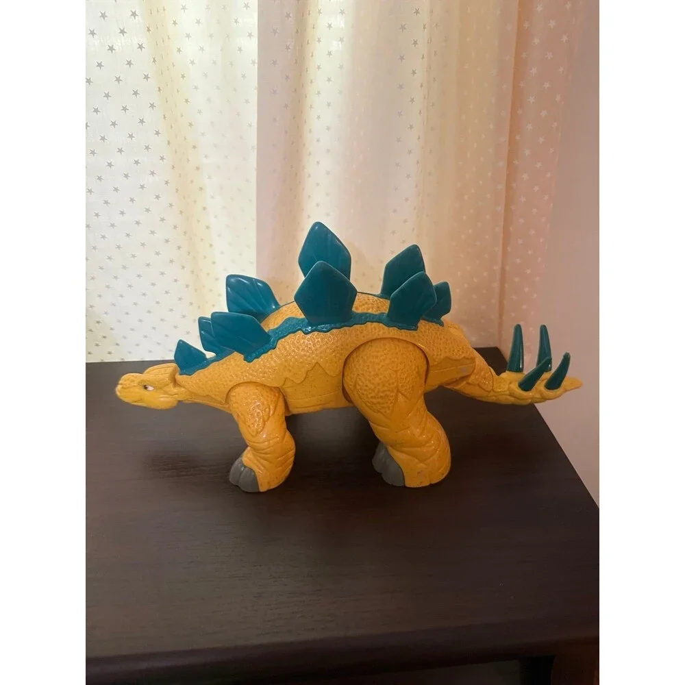 2011 Fisher-Price Yellow Dinosaur Toy Imaginext Stegosaurus 14in